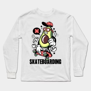 Playful Skateboarding Event Long Sleeve T-Shirt